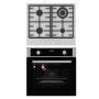 60CM Combi 7 Function Oven Set With 4 Burner Stainless Steel Gas Hob BIL67M2-A1/ONL-60XFS