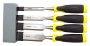 - 4 Piece Chisel Set With Sharpening Stone SA-CHI001