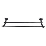 Double Towel Rail 600MM Coal