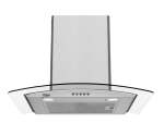 60CM Wall Mounted Curved Glass Chimney Cooker Hood U600SCG-1