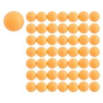 Jkjhbhged 50- Pack Premium Ping Pong Balls Advanced Training Table Ball Seamless Balls Orange