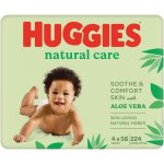 Huggies Natural Care Baby Wipes 4 Packs X 56 Wipes