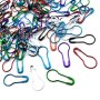 50PCS Colorful Bulb Safety Pins Metal Gourd Safety Pins For Craft Knitting Cross Stitch Marker Diy Sewing Notions