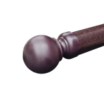 65MM Ball Finial Pvc Mahogany