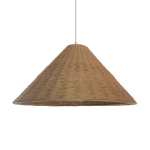 Cone Jute Pendant Light Natural