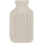 Clicks Knitted Hot Water Bottle Cream