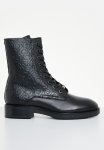 Calvin Klein Rubber Sole Combat Boot - Hf Mix - Ck Black