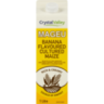 Crystal Valley Banana Flavoured Mageu Fermented Maize Drink 1L