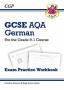 Gcse German Aqa Exam Practice Workbook   Includes Answers & Free Online Audio     Paperback