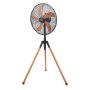 Alva Air - 40CM Tripod Fan Wooden Finish