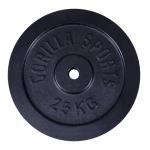 Cast Iron Weight Plate 25KG - Black