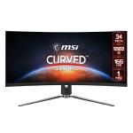 MSI Mpg Artymis 343CQR 34 Gaming Monitor 3440X1440 Uwqhd Va 165HZ Freesync Premium Hdr 400 HDMI Displayport USB C Tilt Swivel He