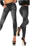 Black Butterfly Leggings Onesize