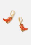 Huggie Hoop Earring - Red Western Boot