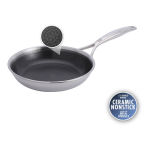 Zwilling Peak Stainless Steel Ceramic Non-stick Coating Frying Pan – 24CM