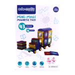 43 Magnetic Tiles With Windows And Car Parts