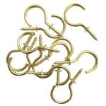 12MM Cuphook Rou Brass P Af