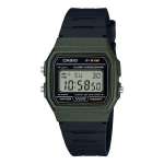 Casio Retro Digital Mens Watch F-91WM - Green