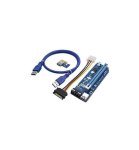 MicroWorld Pci-e Riser Refurb Vertical Mount 4 Pin