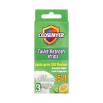 CLOSEMYER Lemon Toilet Refresh Strips 3 Pack