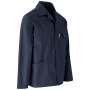 Artisan Premium 100% Cotton Jacket - Reflective Arms & Back - Orange Tape - Royal Blue / 5XL
