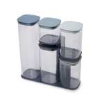 Joseph Joseph Podium 5-PIECE Storage Container Set - Sky