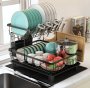 Tfgu Steel Dish Drying Kitchen Rack