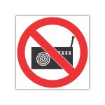 No Loud Music Safety Sign PV36