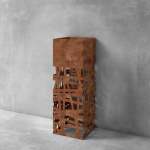 Plant Holder D04 - Matt Black Indoors