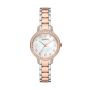 Armani Womens Rose Gold Stainless Steel WATCH-AR11499