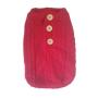 Cable Knit Jersey For Dogs - Red - Medium