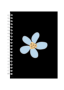 Blue Flower Gift Idea Writing Book Notepad Notebook A4 505