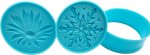 Snowflake And Sunflower Biscuit Stamp Cookie Cutter & Embosser - Design 3 7.5CM Stamp Cookie Cutter