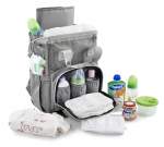 Kristy Diaper Bag With Changing Mat - Grey