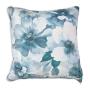 Azure Bloom Scatter Cushion
