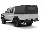 Land Cruiser 70 Dc Black Smooth Explorer Canopy