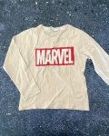 H&m Beige Marvel Long Sleeve T-Shirt 18 24M