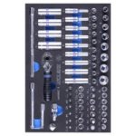 Socket Set Combination 1 4DR 65PC Eva Foam