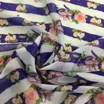 150CM Printed Chiffon Fabric Per Meter 6