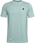 Men's Ua Rush Seamless Fitted Short Sleeve - Enamel Blue LG