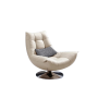 Premium Swivel Lounge Chair - Plush Cushioning & Ergonomic Design