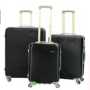 Expert Travel Ware 3 Piece Luggage Set Black