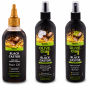 Black Castor Hair Care Combo Pack With Oil Detangle & Spray