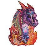 Wood Trick Wizard Dragon Figured Wooden Puzzle