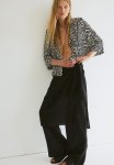 Oversized Resort Shirt - Black & Patterned