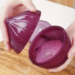 1PC Onion Saver Food Preservation Container For Refrigerator Vegetable Shaped Storage Box Kitchen Supplies For Home And Restaura
