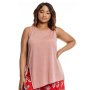 Donnay Plus Size Slub Vest - Pink