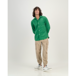 Corduroy Shacket In Emerald Green - XL