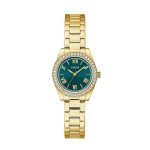 Guess Gold MINI Luna Women's Watch With Green Dial