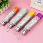 Anti Uv Travel Umbrella - Purple